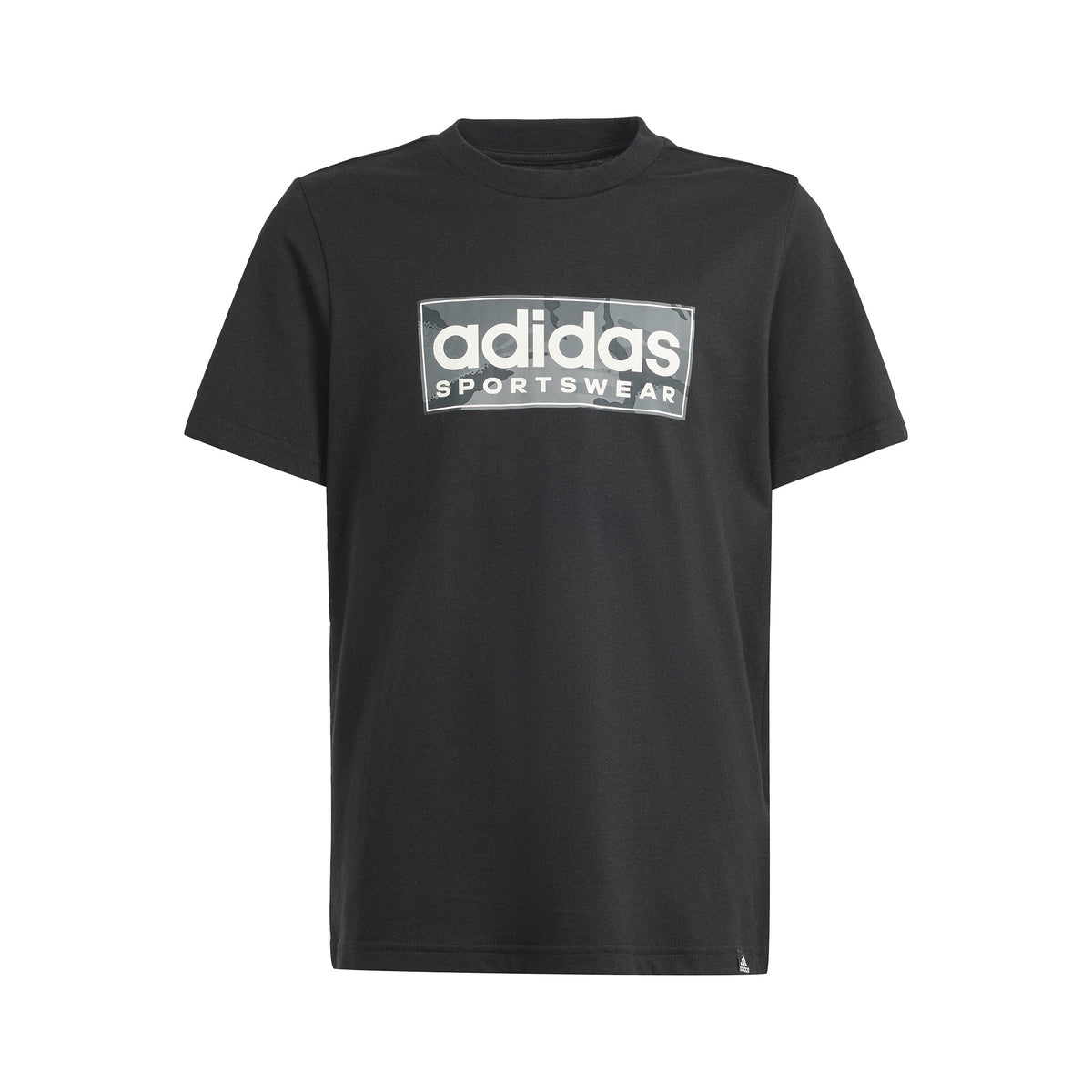 adidas Camo Camiseta de manga corta Chicos - negro, gris