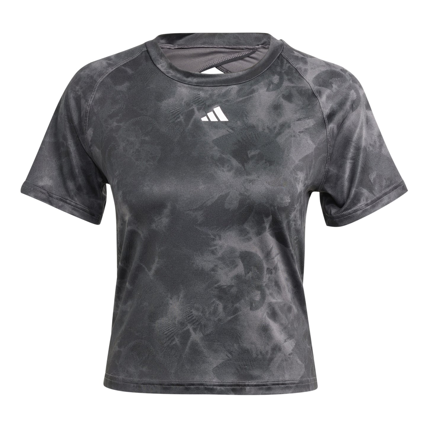adidas AOP Flower Camiseta de manga corta Mujeres - gris, multicolor