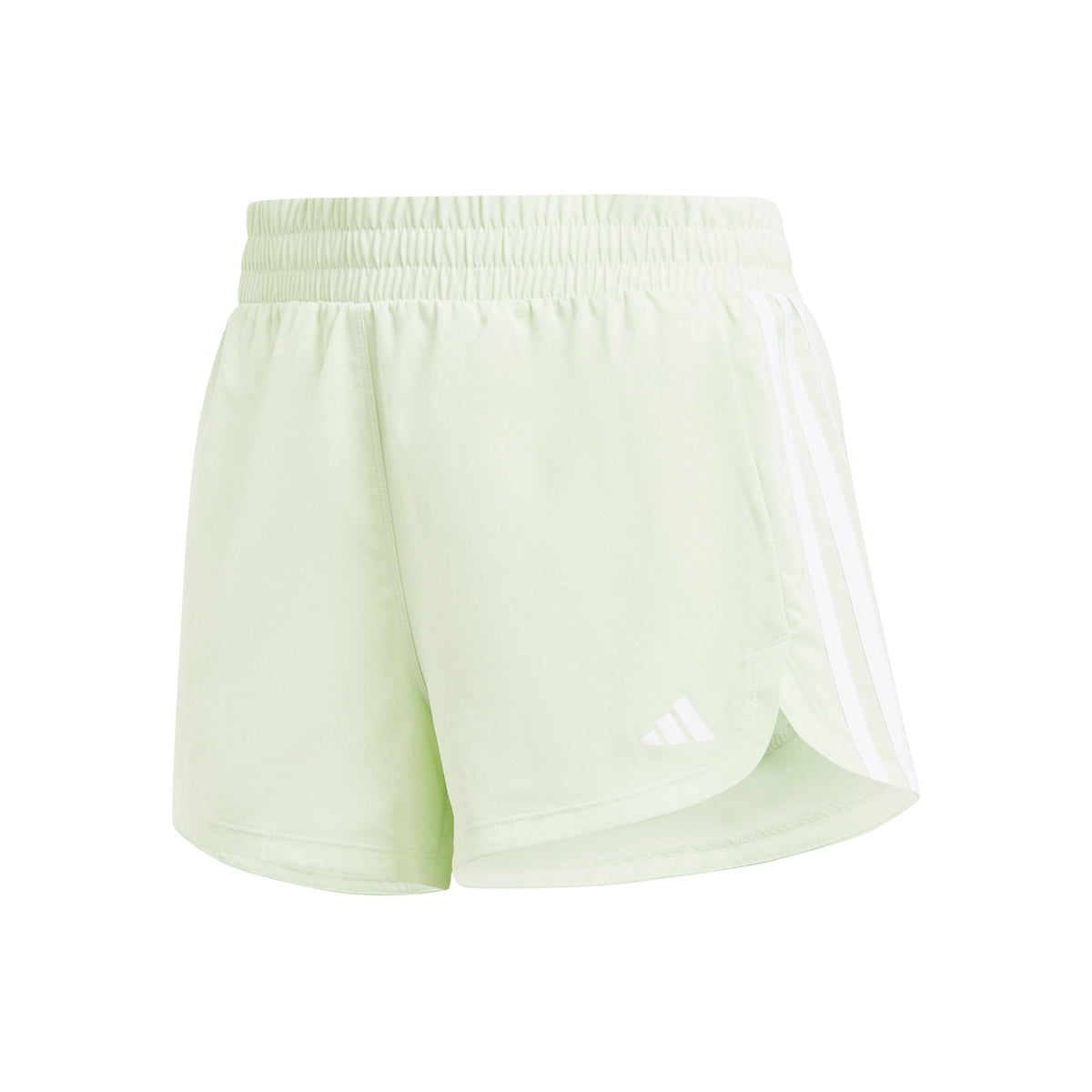adidas Pacer Woven mid Shorts Mujeres - verde claro,