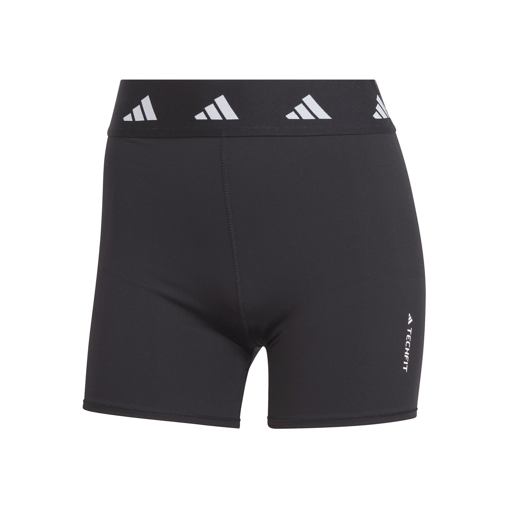 adidas Tech-Fit short Malla Mujeres - negro, blanco
