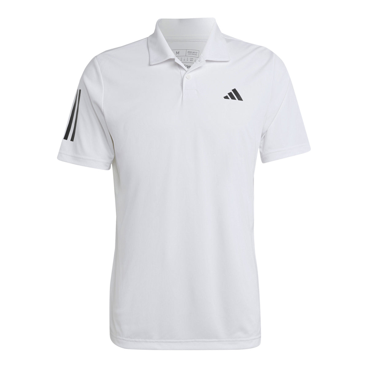 adidas Club 3-Stripes Polo Hombres - blanco, negro
