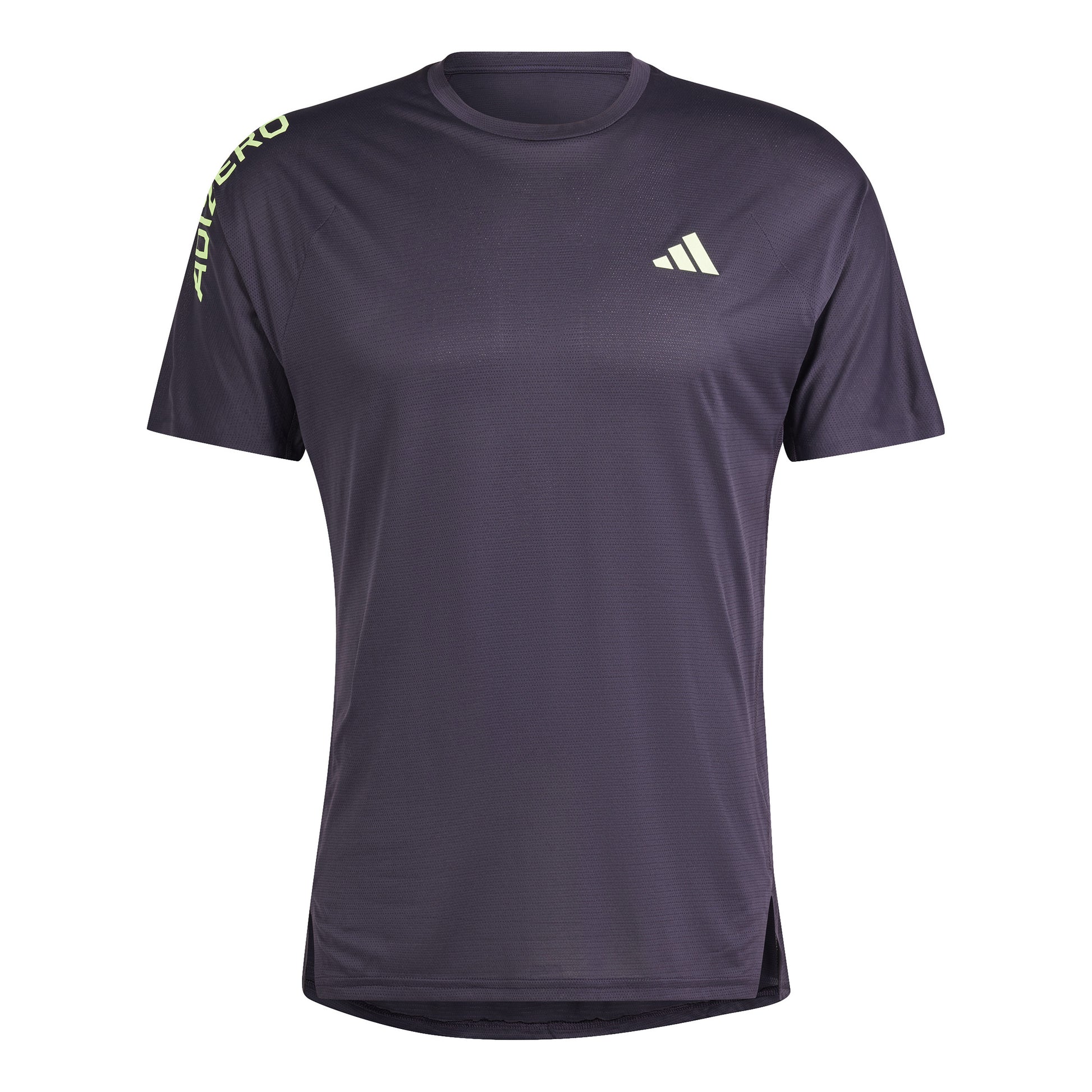 adidas Adizero Camiseta de running Hombres - lila, verde claro