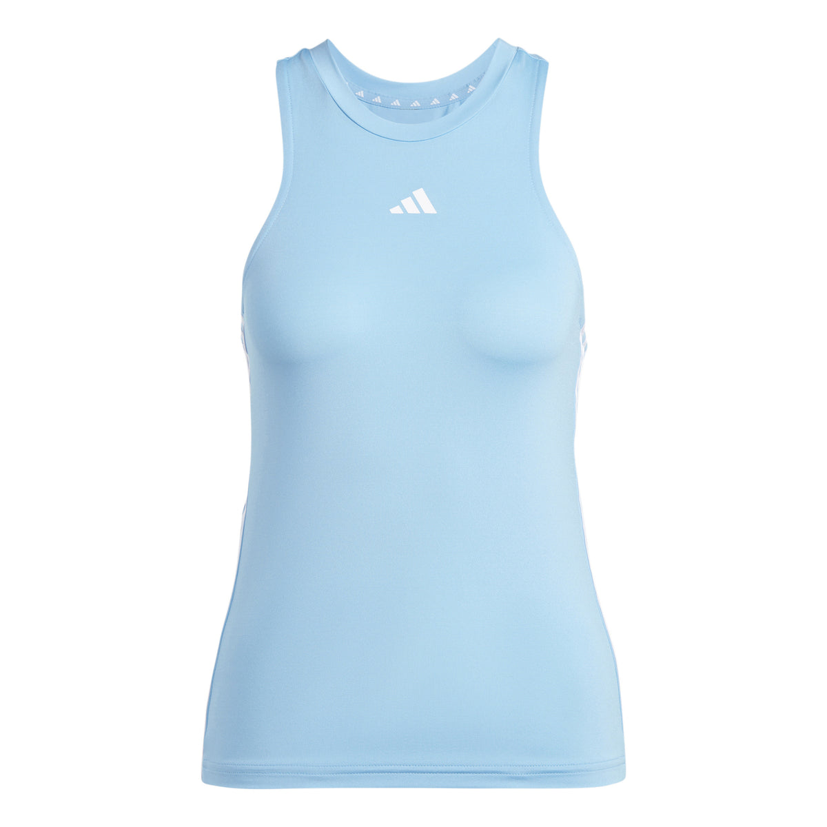 adidas Training Essential 3 Stripes Camiseta de tirantes Mujeres - azul, blanco