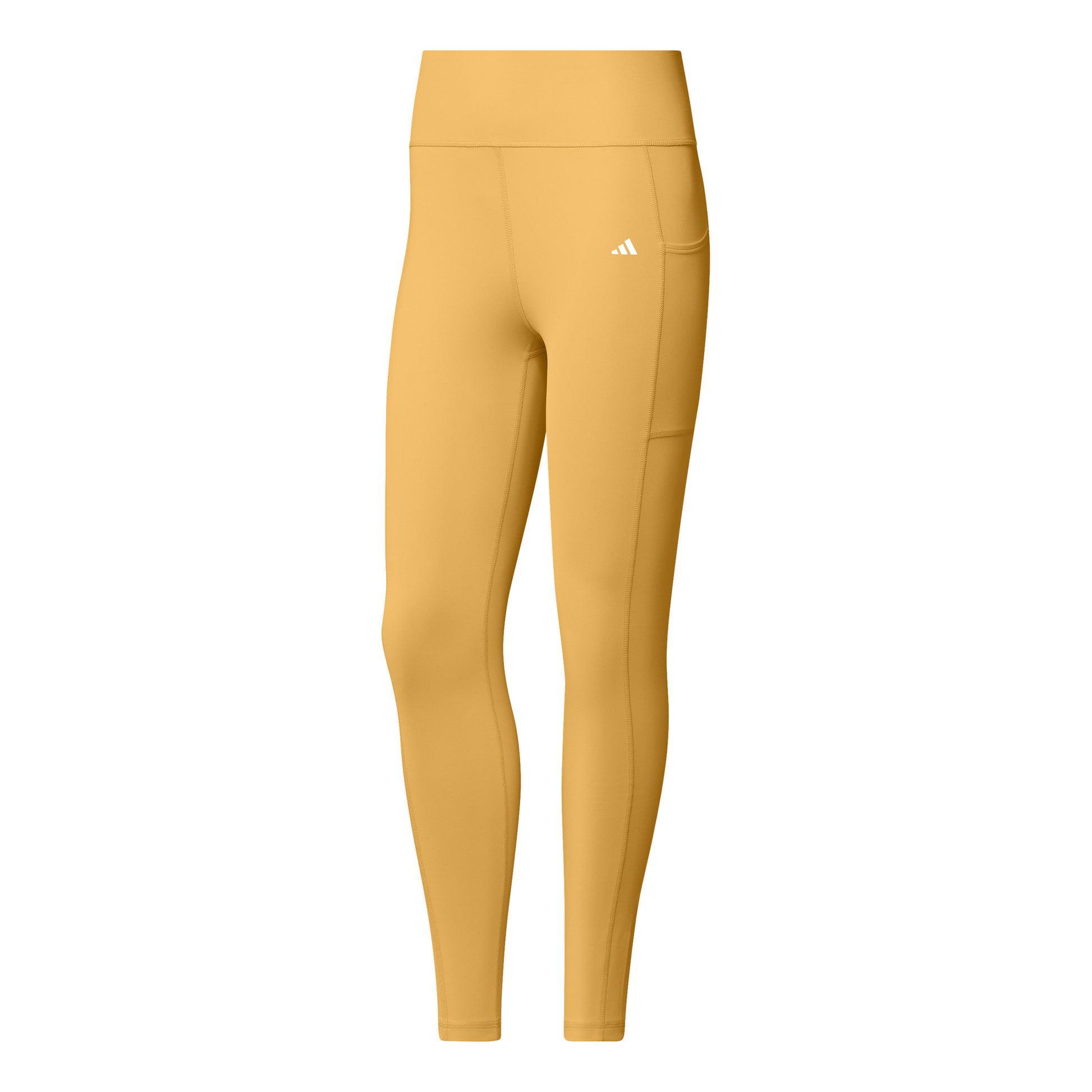 adidas Optime Full Lenghts Malla Mujeres - amarillo,