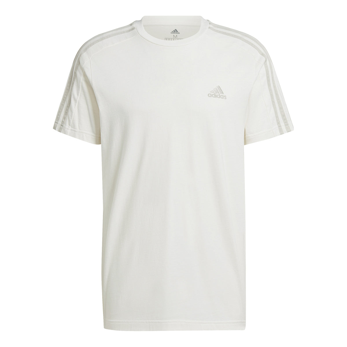 adidas 3Stripes Camiseta de manga corta Hombres - crema