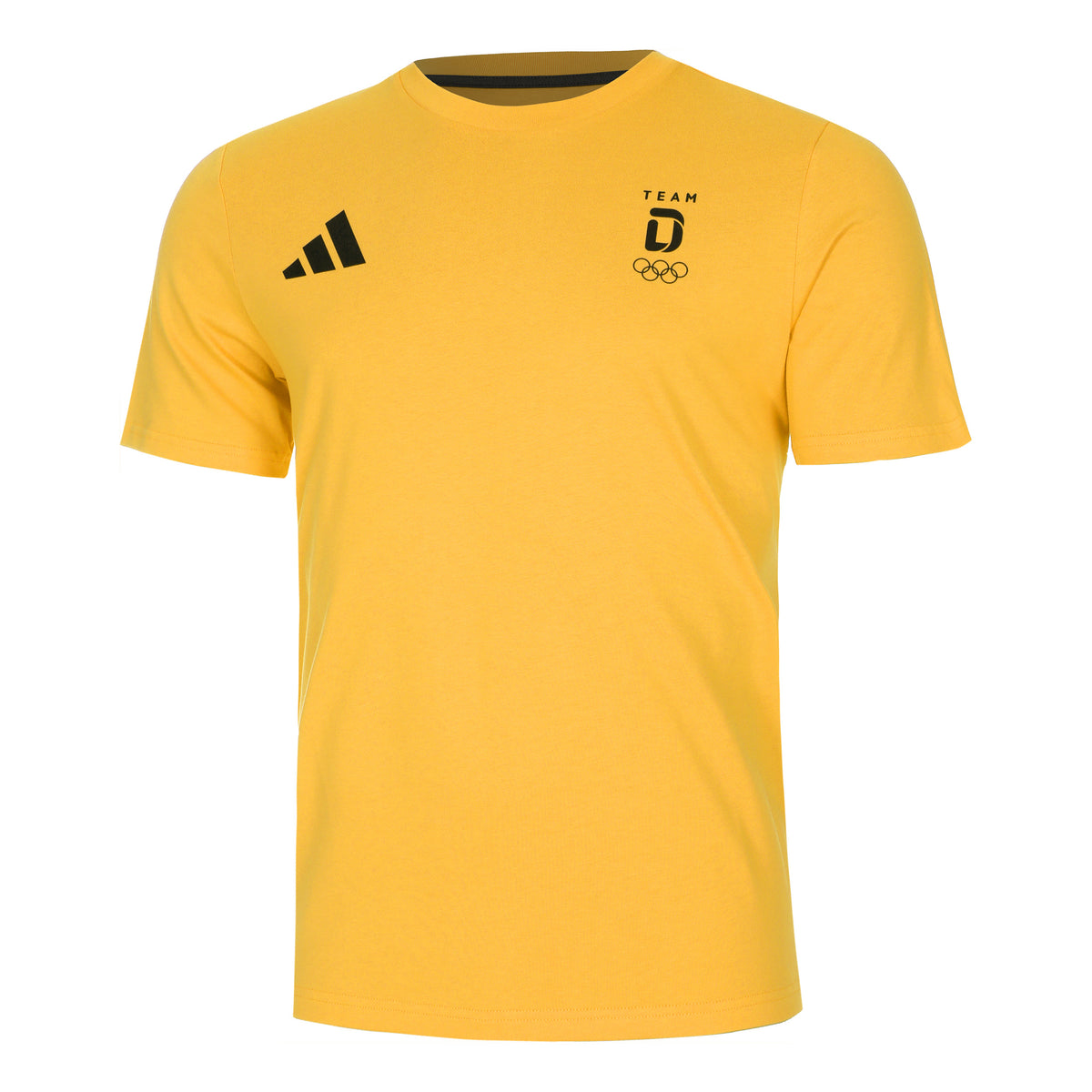adidas Team FI Camiseta de manga corta Hombres - amarillo,