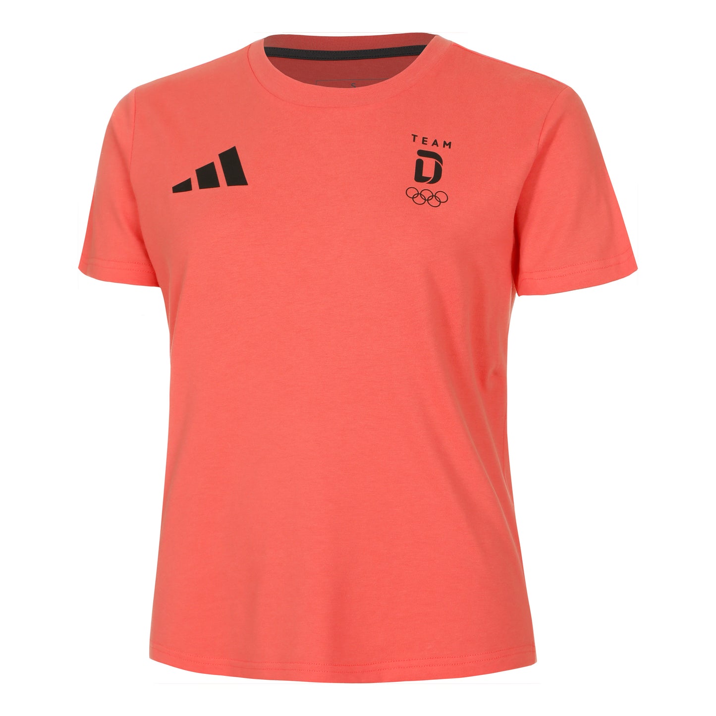 adidas Team Tee Camiseta de manga corta Mujeres - coral,