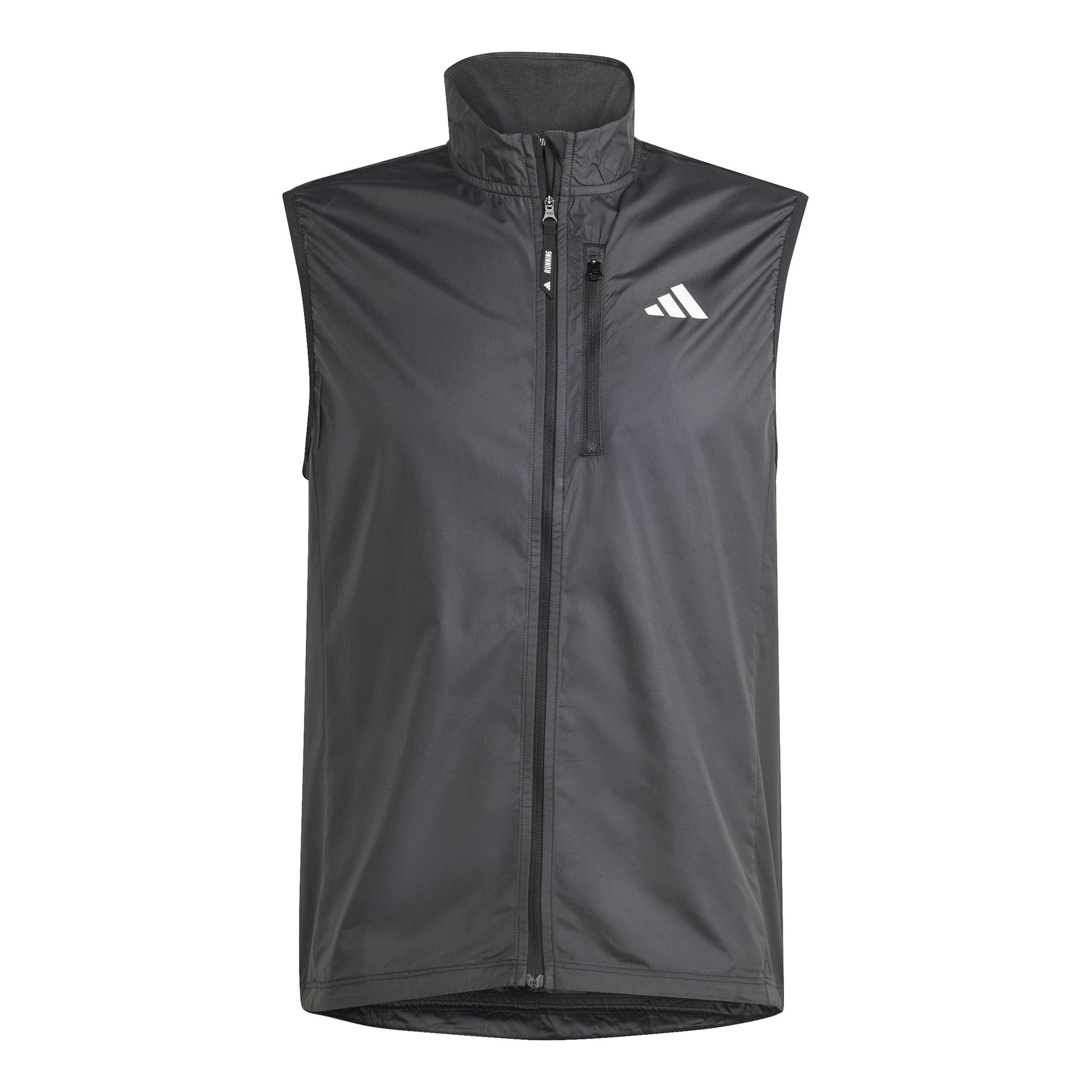 adidas Own The Run Chaleco Hombres-Negro