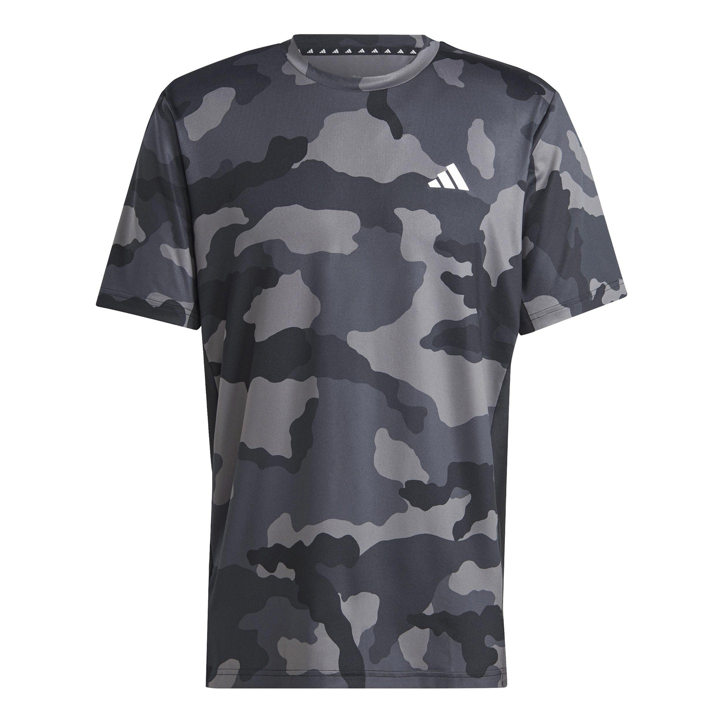 adidas Camo AOP Camiseta de manga corta Hombres - negro, gris