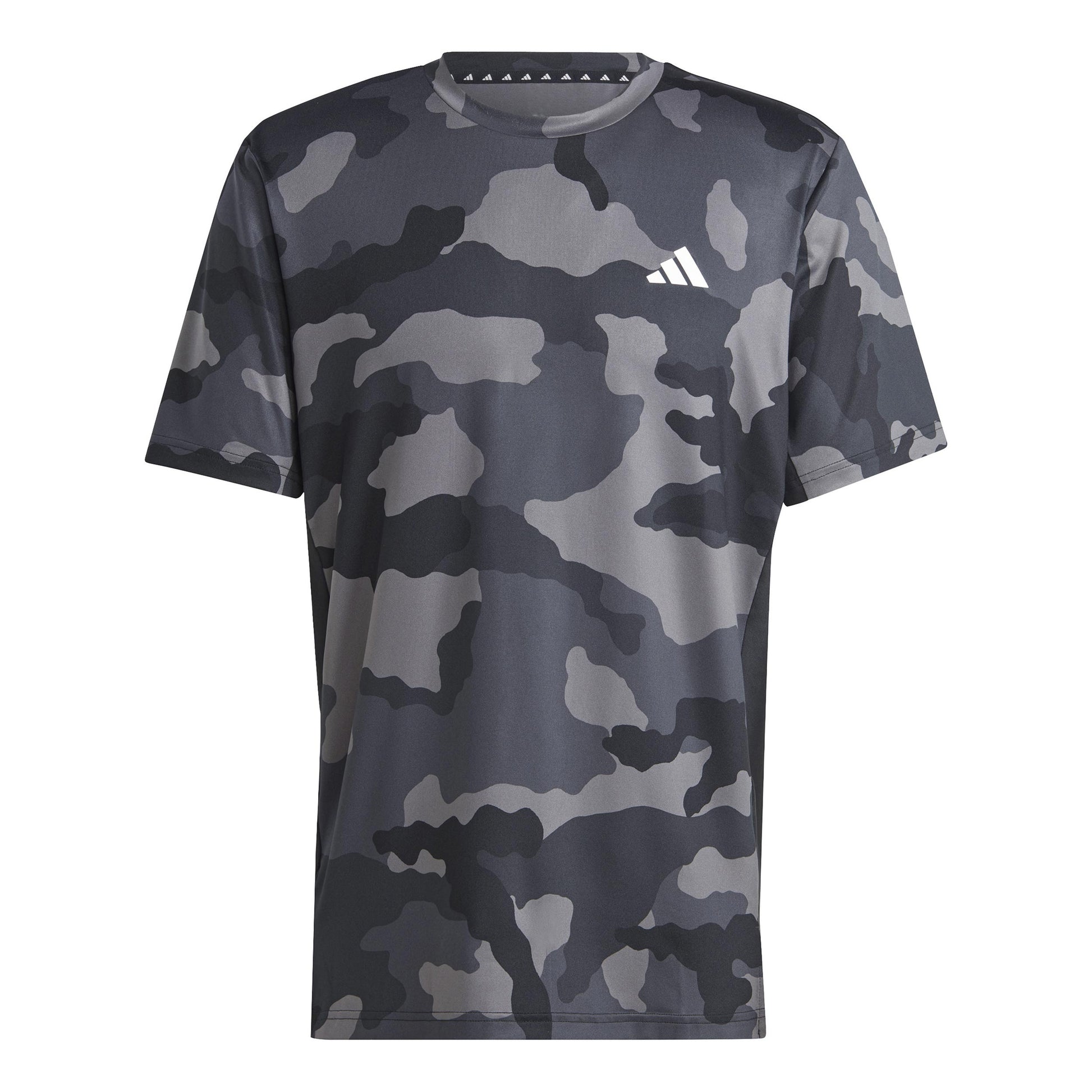 adidas Camo AOP Camiseta de manga corta Hombres - negro, gris
