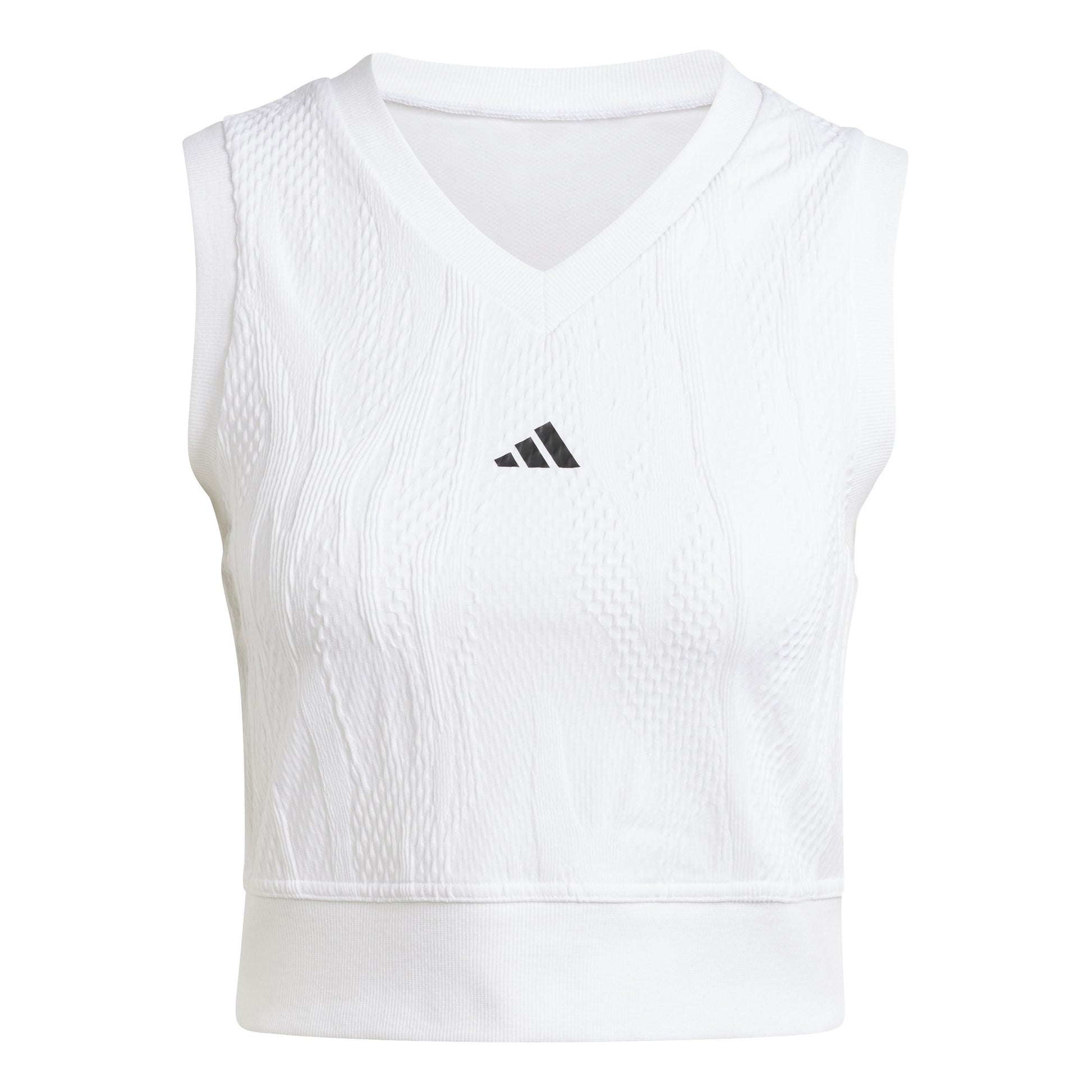 adidas Crop Pro Camiseta de tirantes Mujeres - blanco,