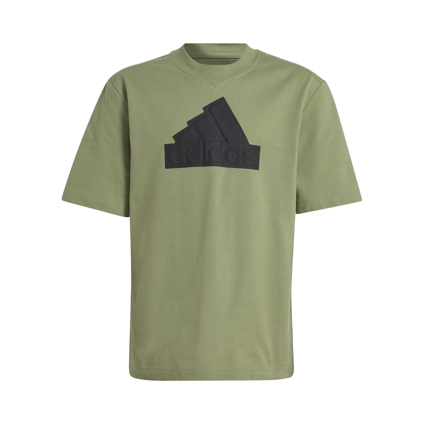 adidas Future Icon Logo Camiseta de manga corta Niños - salvia, negro