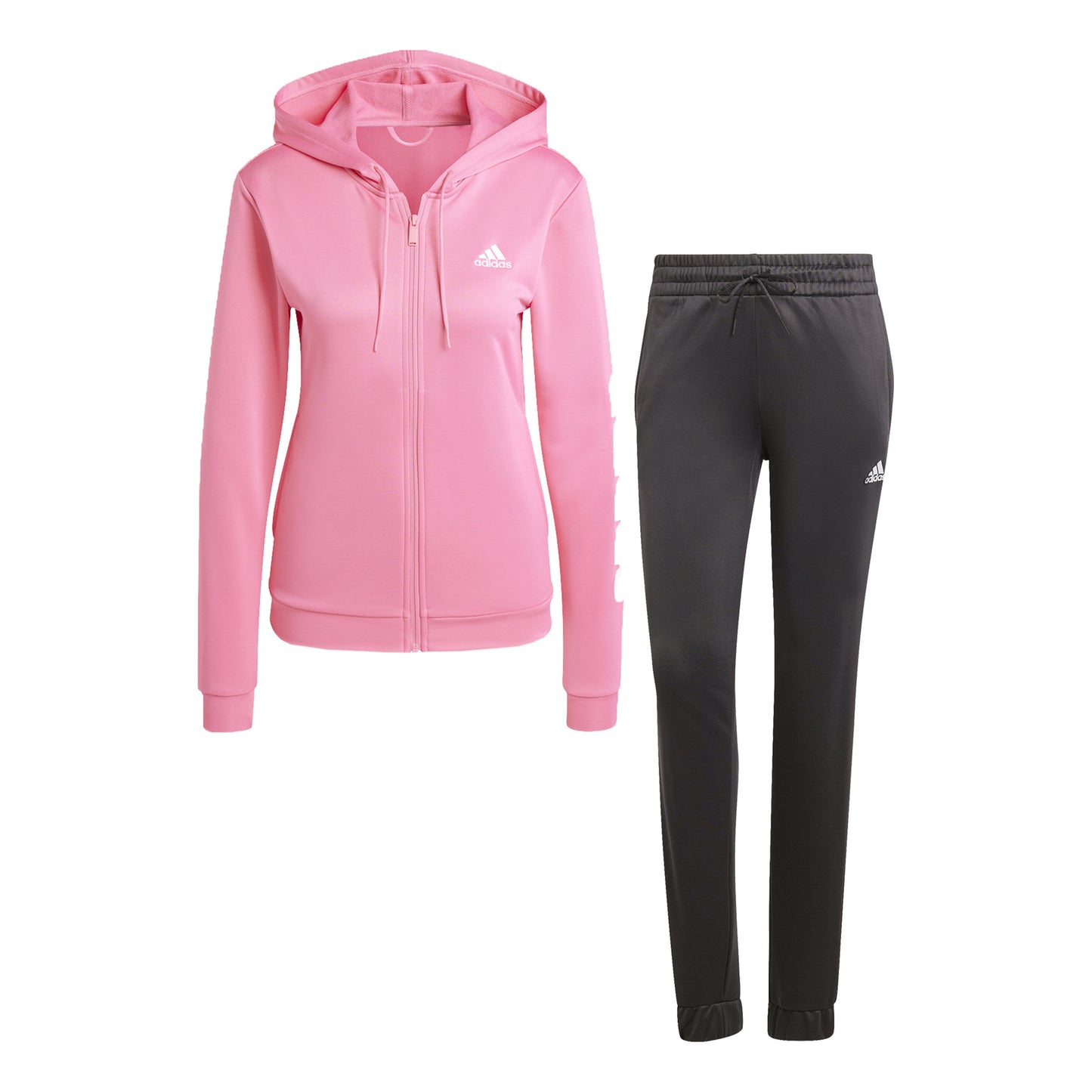 adidas Linear Chándal Mujeres - rosa, negro