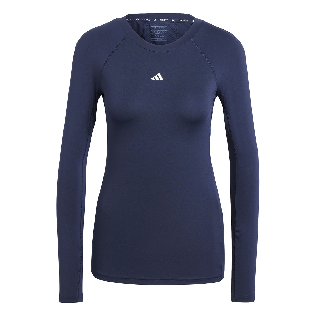 adidas Tech-Fit Camiseta de manga larga Mujeres - azul oscuro,