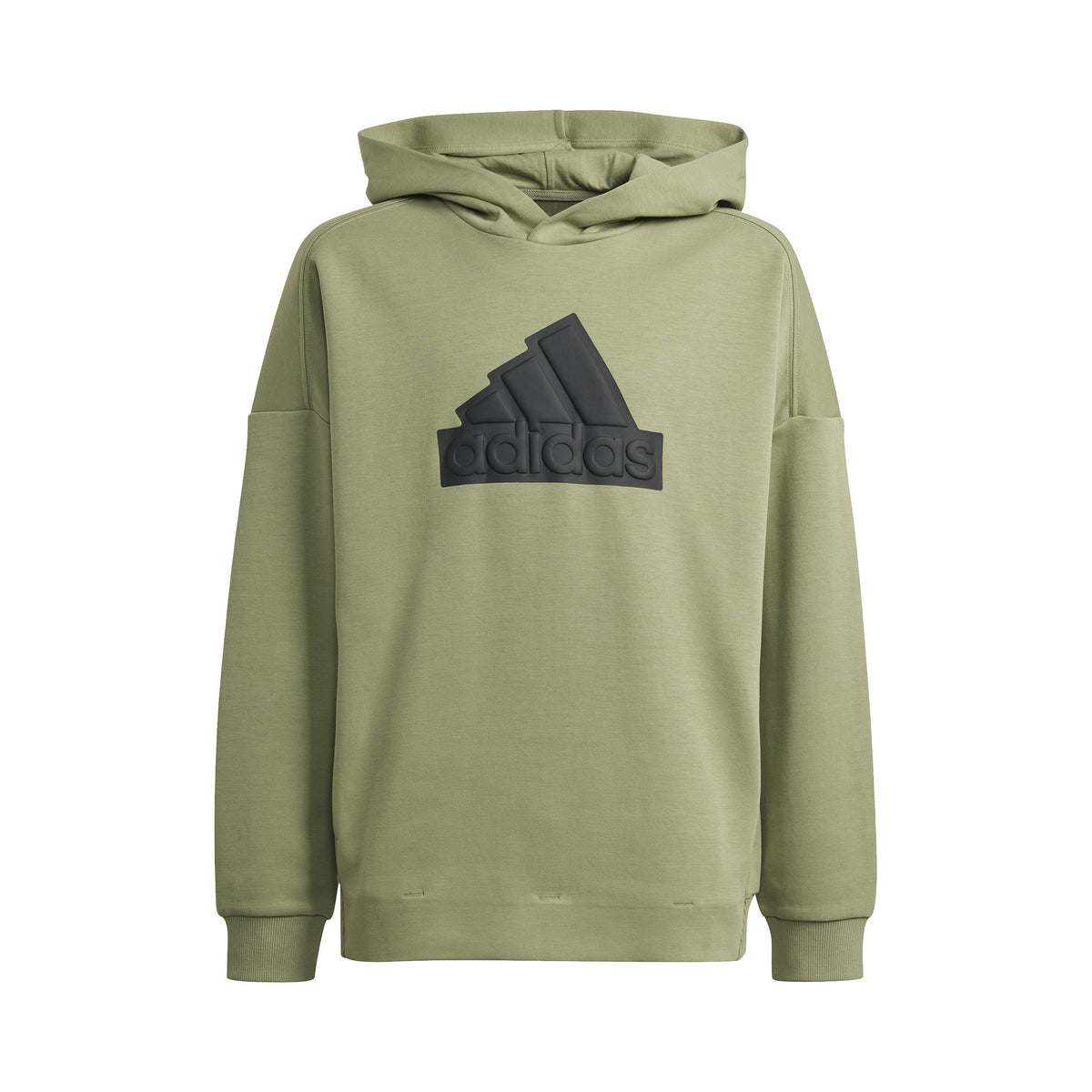 adidas Future Icon Logo Sudadera con capucha Niños - salvia,