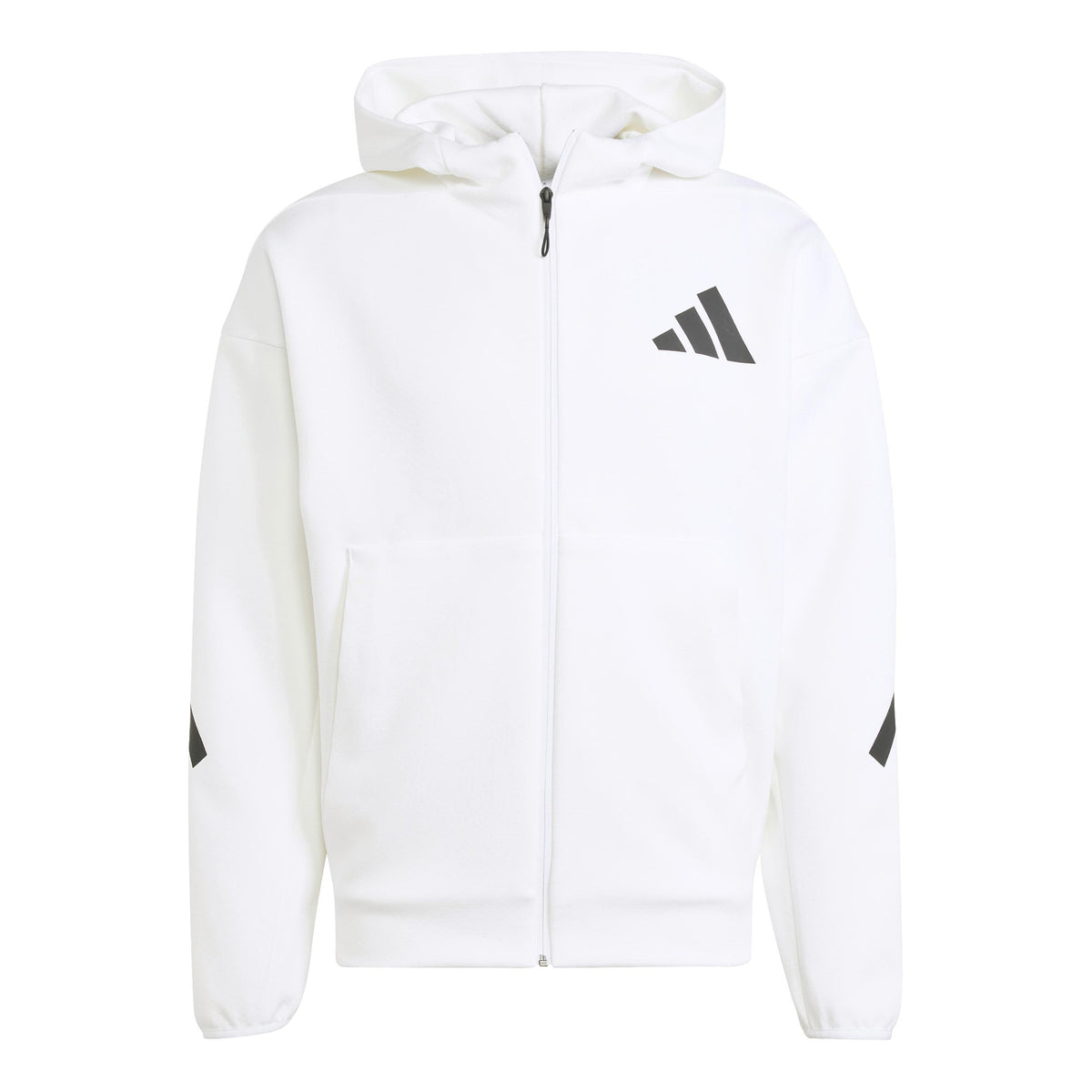 adidas Z.N.E. Sudadera con cremallera Hombres - blanco