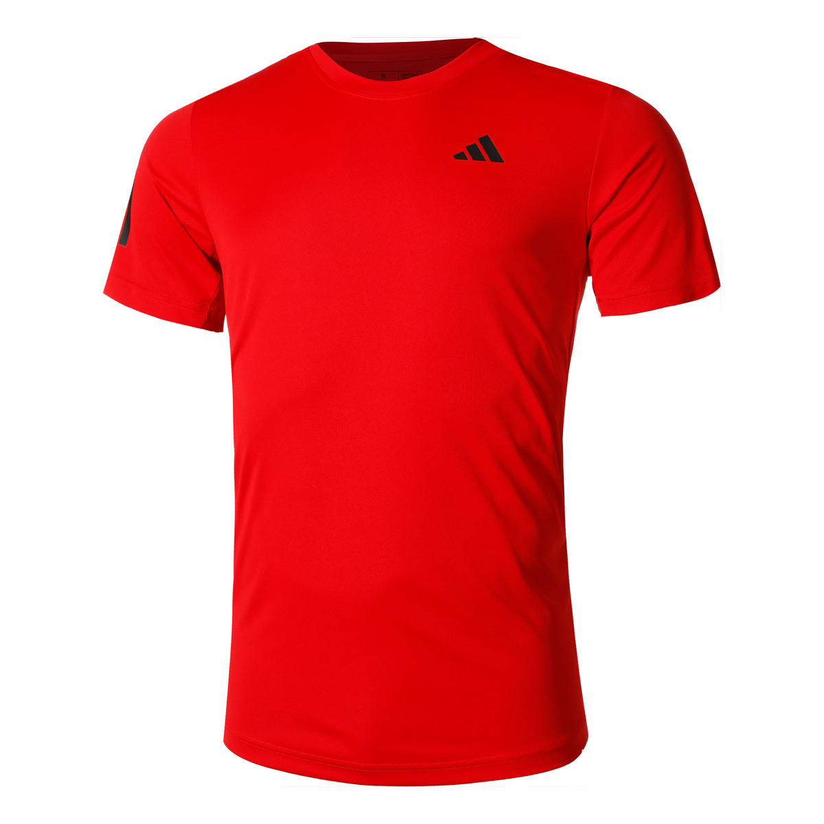adidas Club 3Stripes Camiseta de manga corta Hombres - rojo,