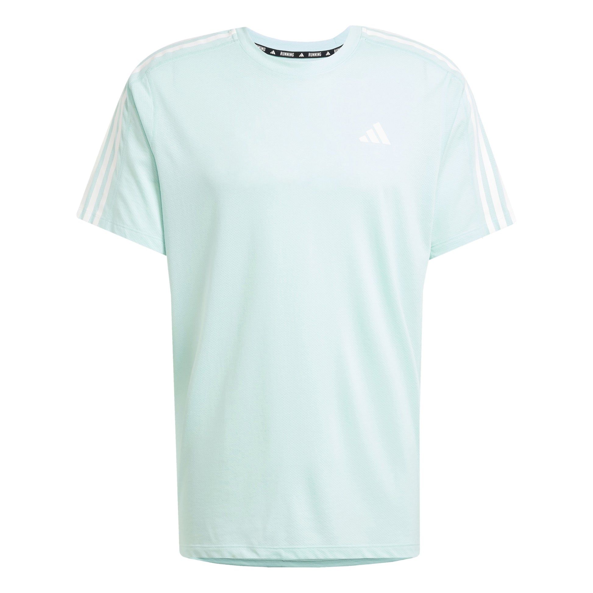 adidas Own The Run 3S Camiseta De Running Hombres-Verde