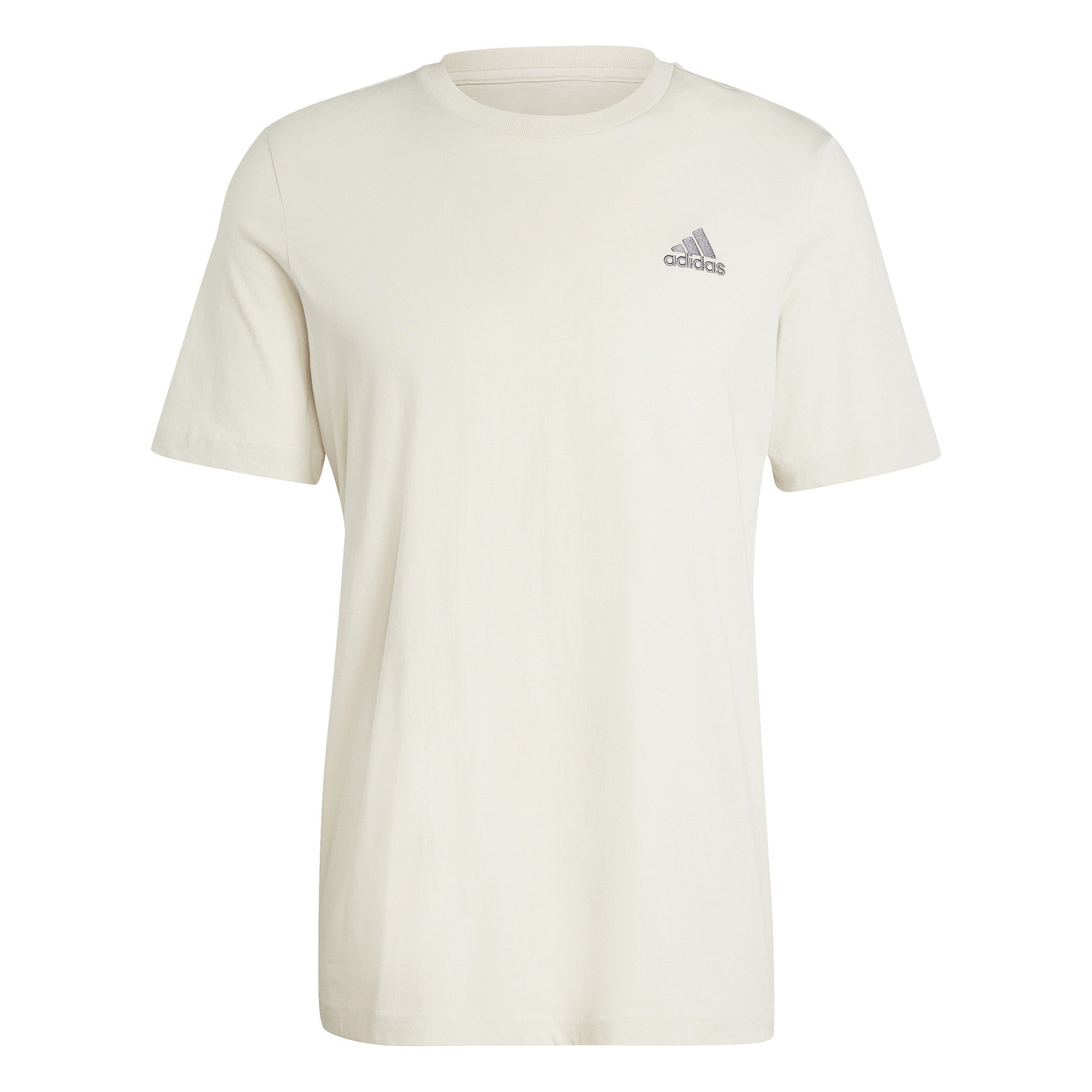 adidas Sleeveless Single Jersey Camiseta de manga corta Hombres - crema, gris