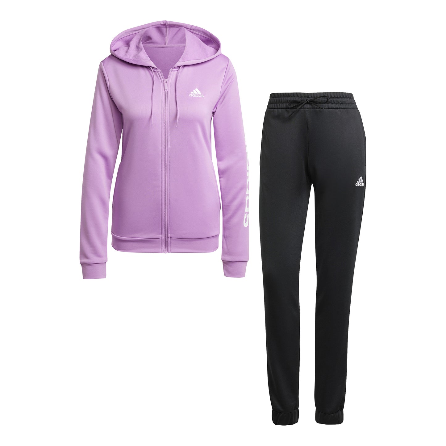 adidas Linear Chándal Mujeres - lila, negro