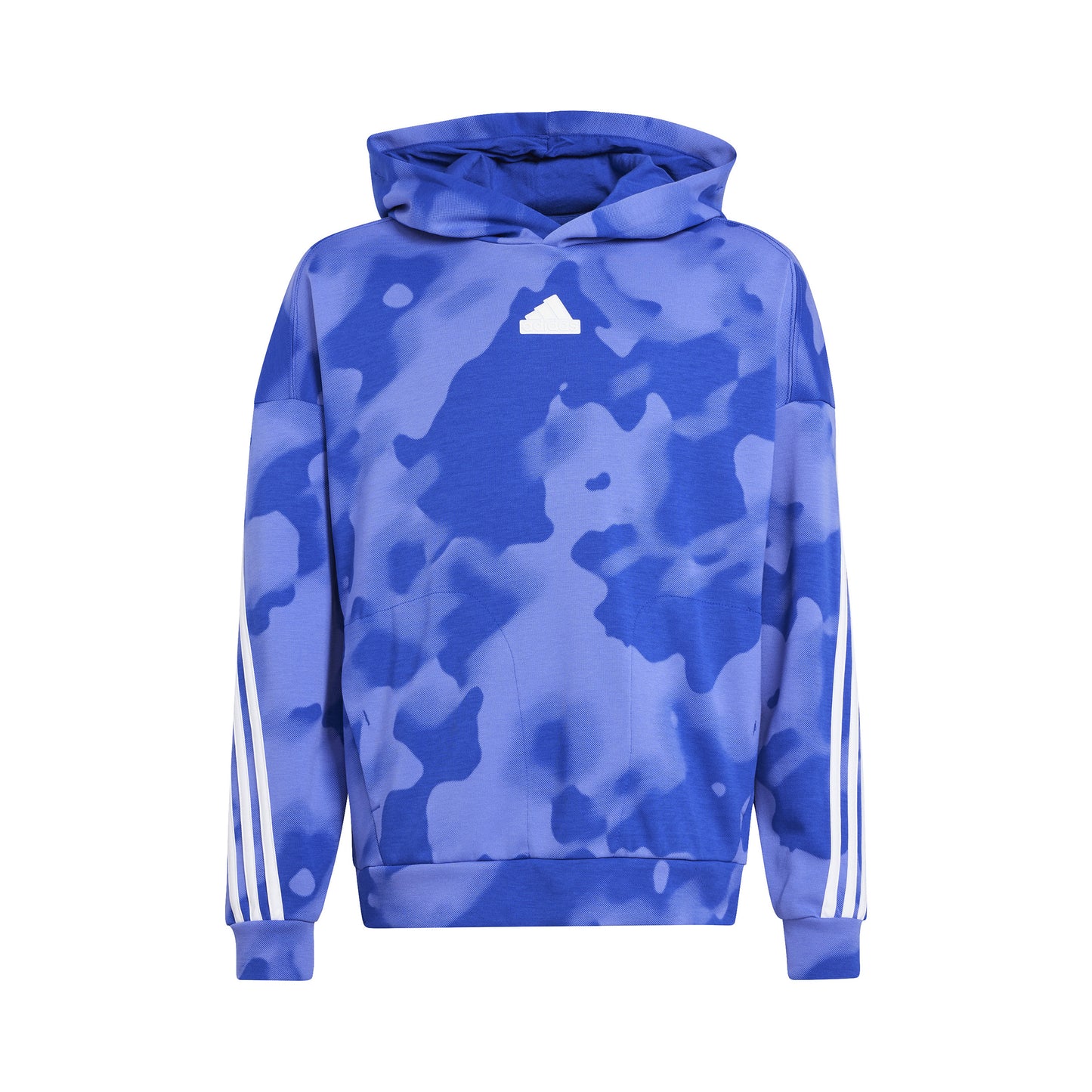 adidas Future Icon Camo Printed Sudadera con capucha Chicos - azul, blanco