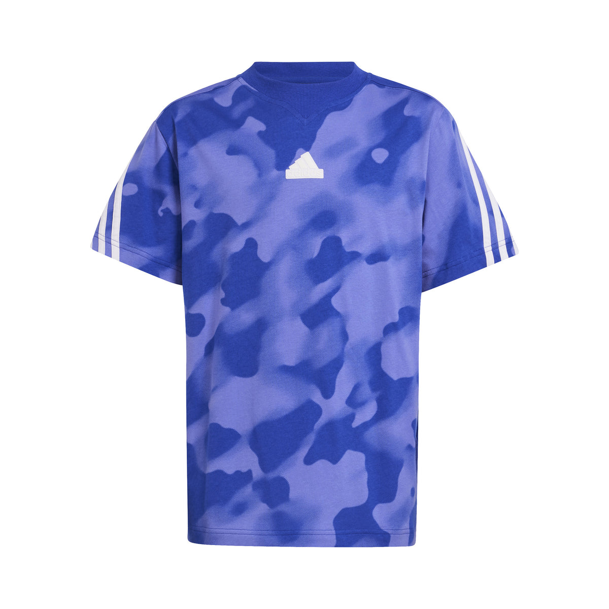 adidas Future Icon Camo Printed Camiseta de manga corta Chicos - azul, blanco