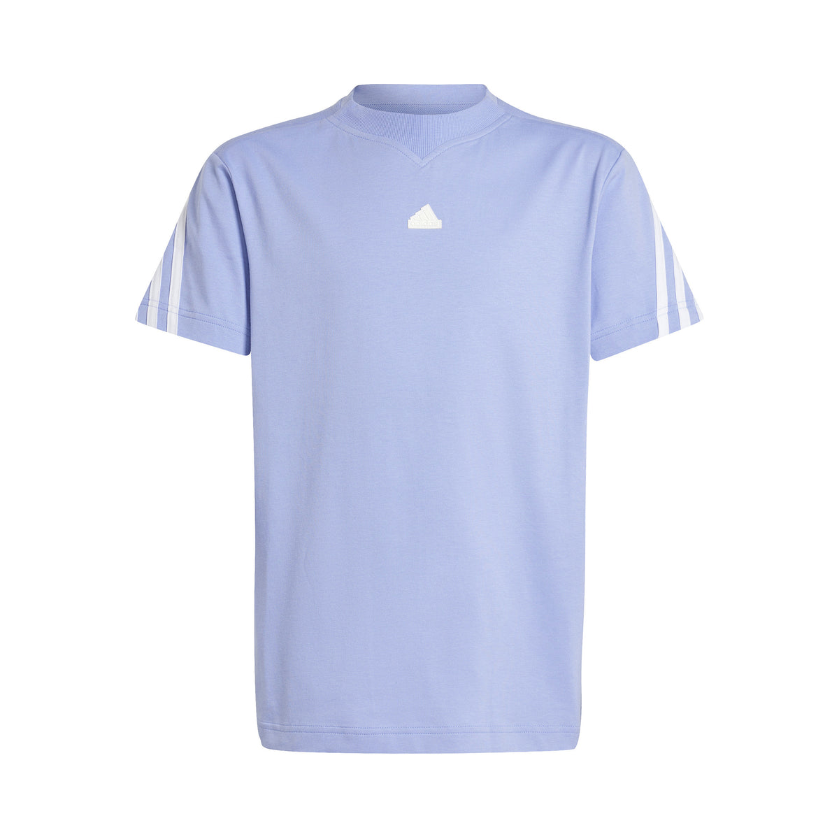 adidas Future Icon 3Stripes Camiseta de manga corta Chicos - azul claro, blanco