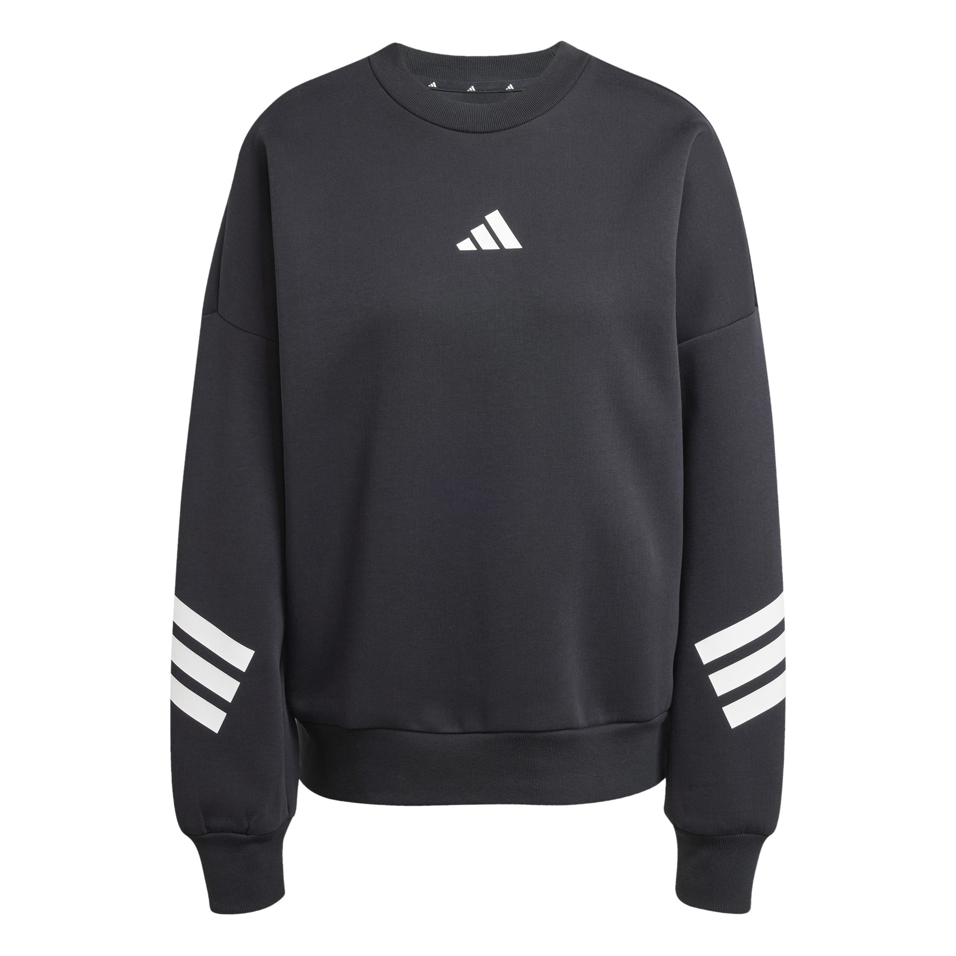 adidas Future Icon 3Stripes Sudadera Mujeres-Negro,Blanco