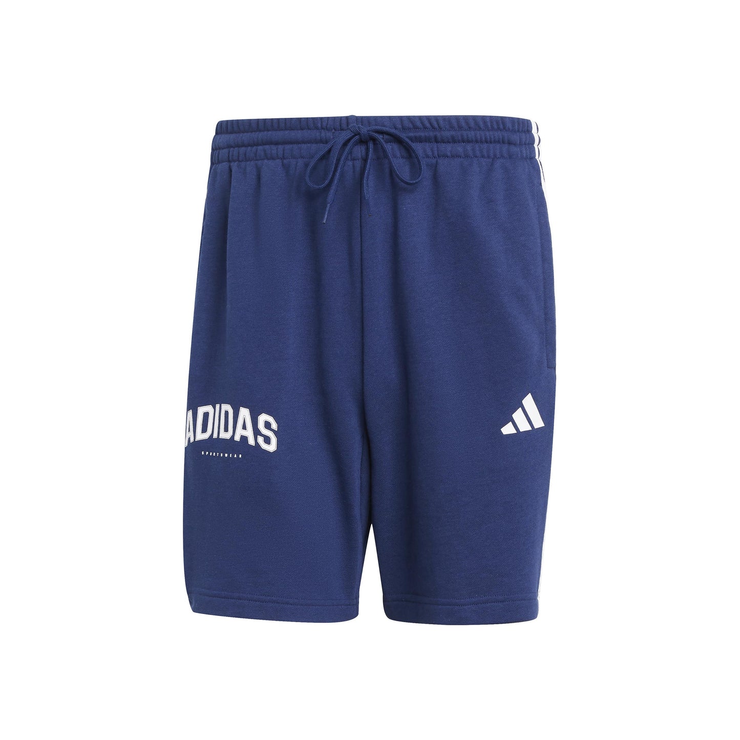 adidas 3Stripes Shorts Hombres-Azul Oscuro,Blanco