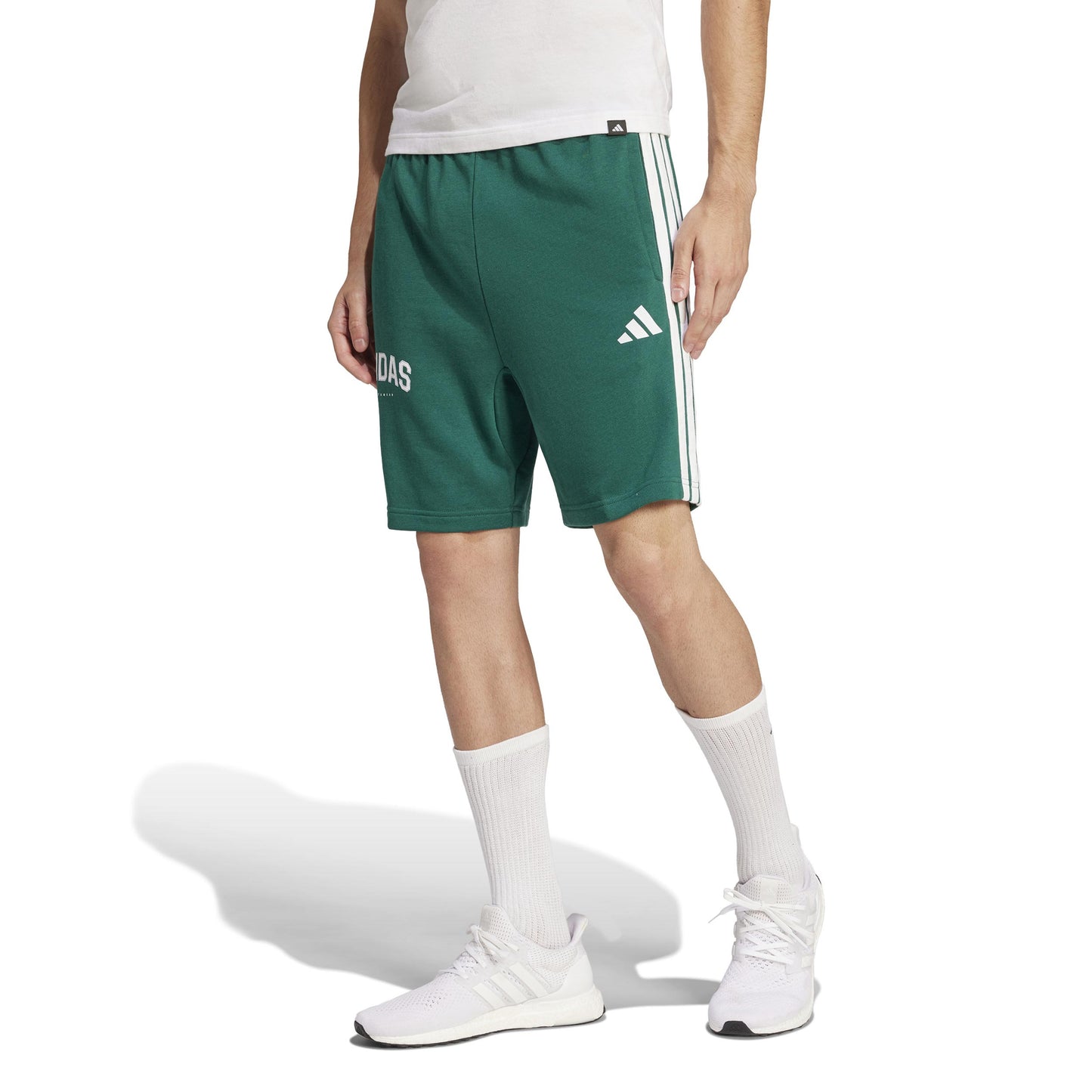 adidas 3Stripes Shorts Hombres-verde