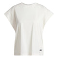 Yoga Camiseta De Manga Corta Mujeres-Blanco