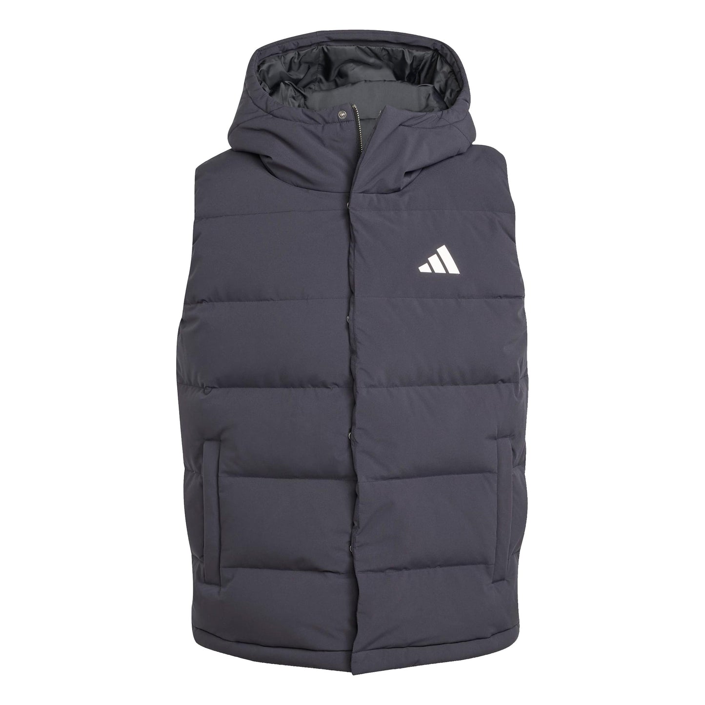 adidas City Tech Chaleco Hombres - negro, blanco