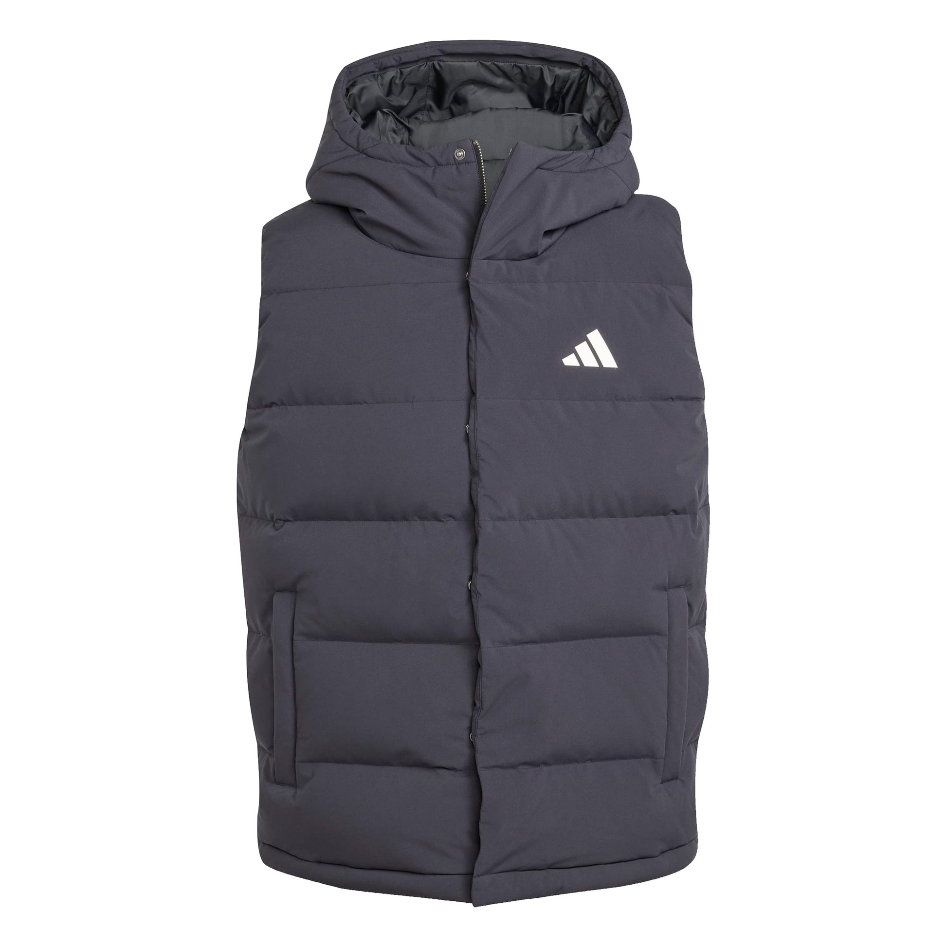 adidas City Tech Chaleco Hombres - negro, blanco