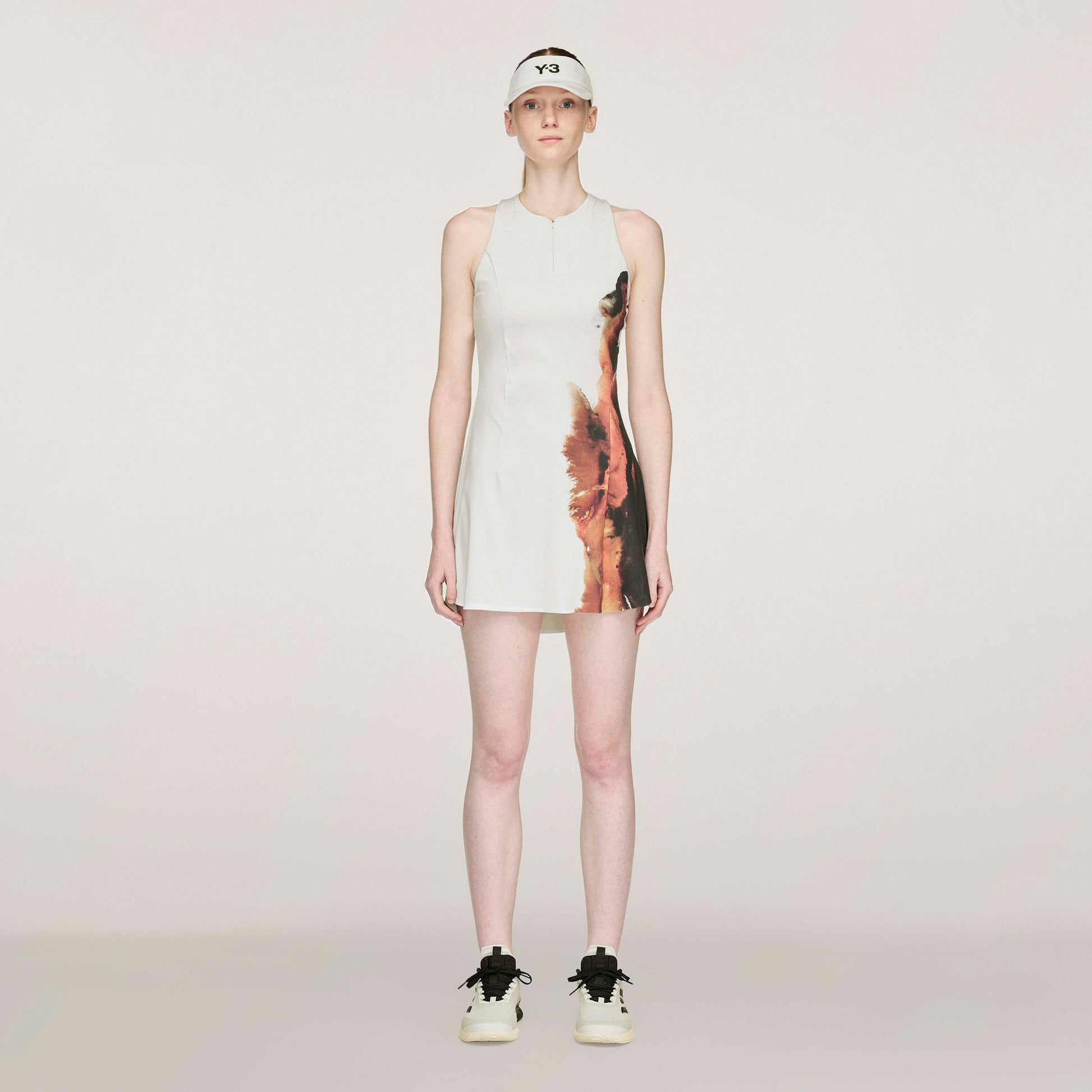 adidas Y-3 Wow Vestido Mujeres-Crema,Multicolor