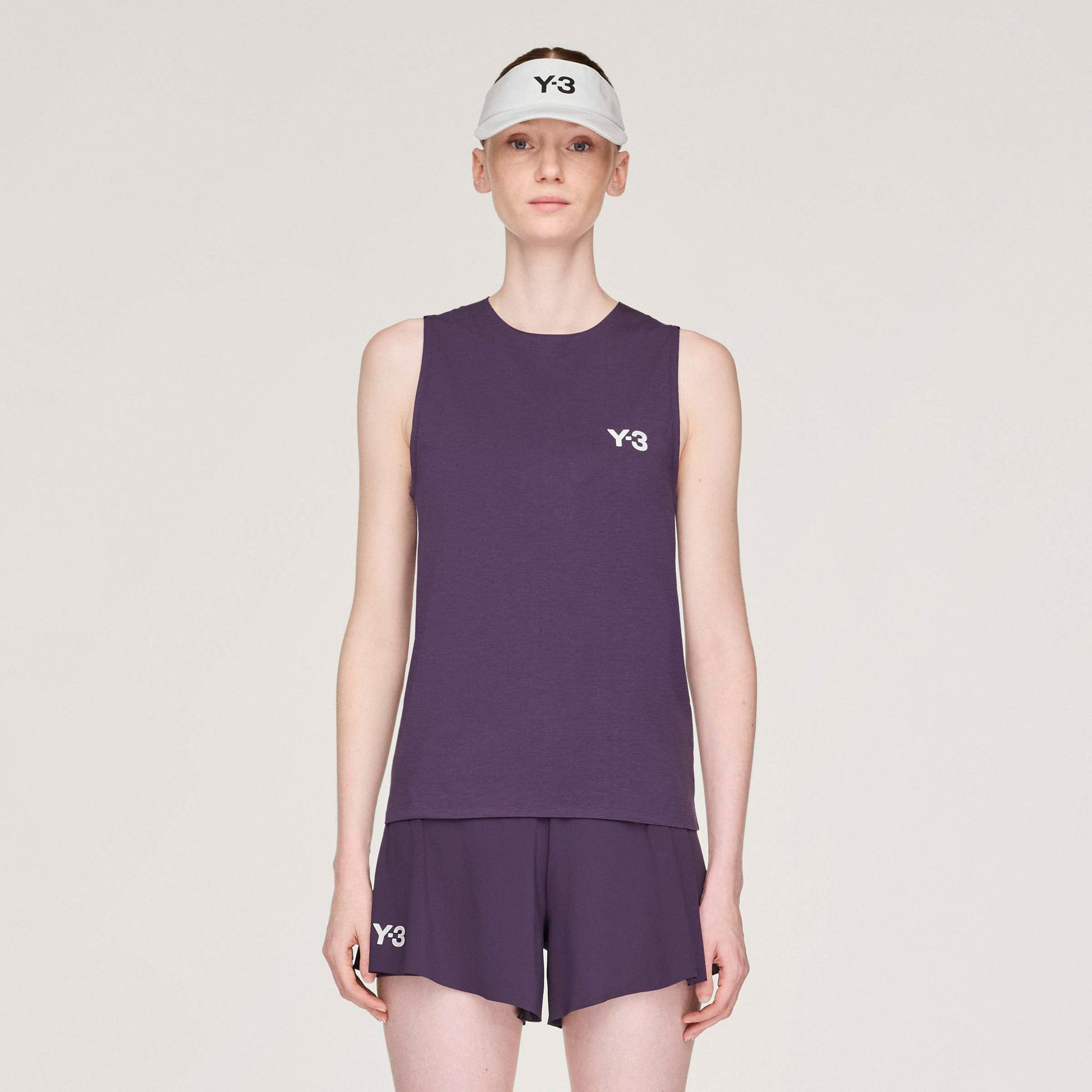 adidas Y-3 Match Camiseta De Tirantes Mujeres-Lila