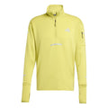 Adi365 Warm Half-Zip Camiseta De Running Hombres-Amarillo