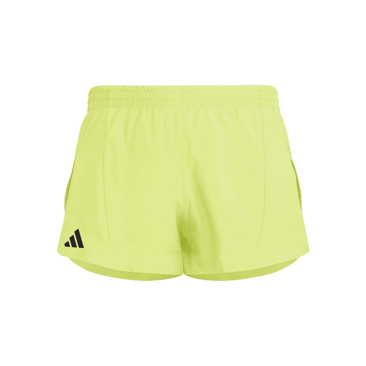 adidas Adizero Essential Split Pantalones Cortos Hombres-Amarillo Neón