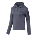 Own The Run Winter Half-Zip Camiseta De Running Mujeres-Lila
