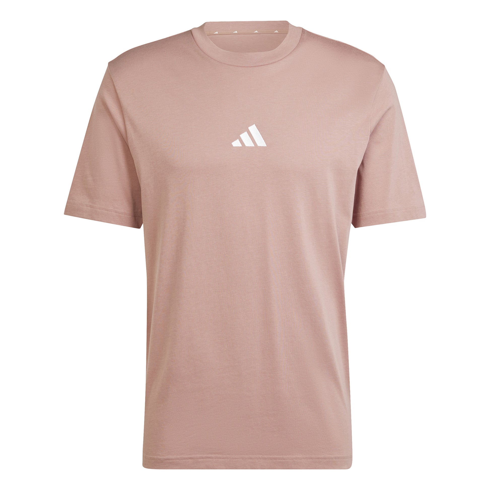 adidas Essentials Small Logo Camiseta de manga corta Hombres - rosa viejo,