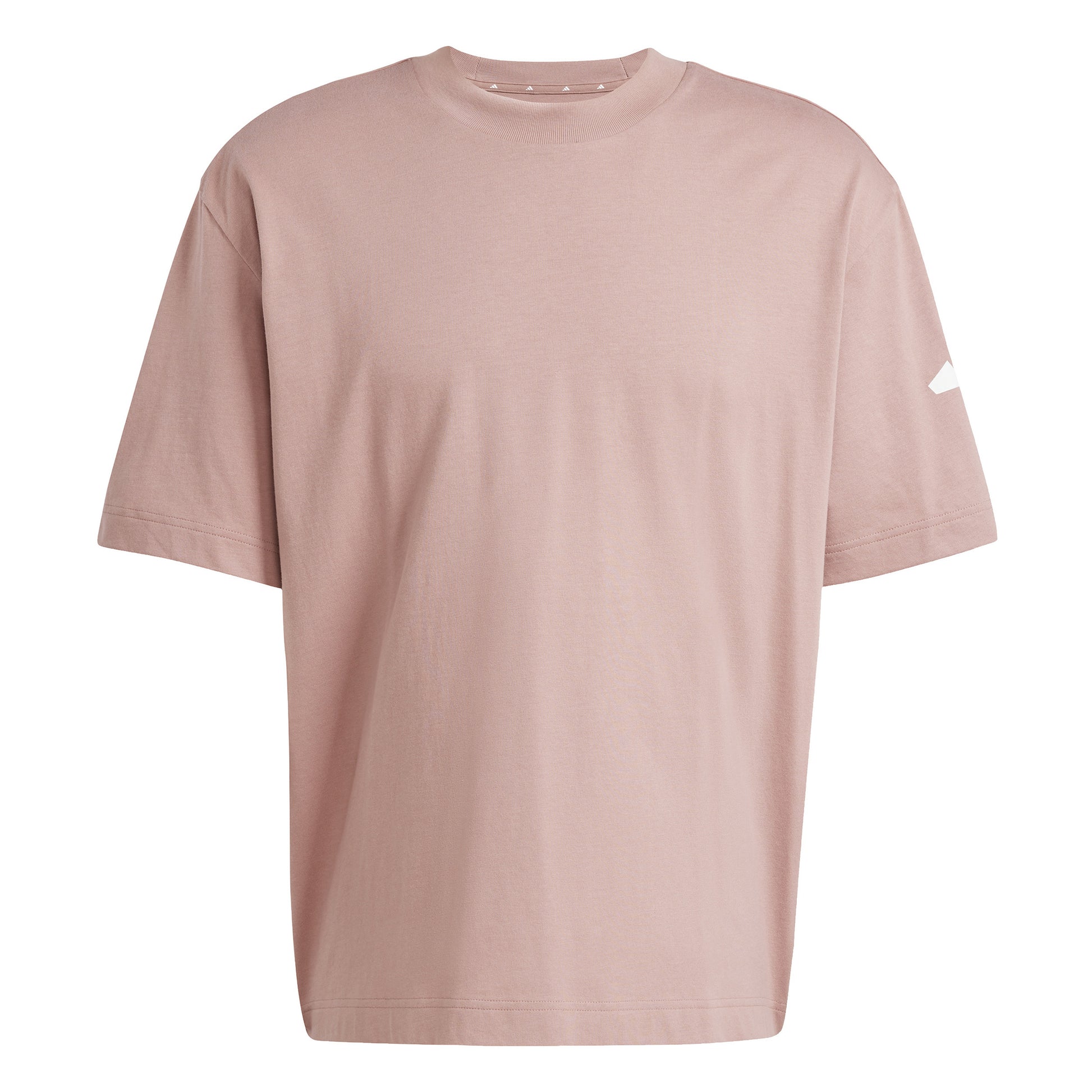 adidas Essentials Loose Fit 3 Bar Logo Camiseta de manga corta Hombres - rosa viejo,