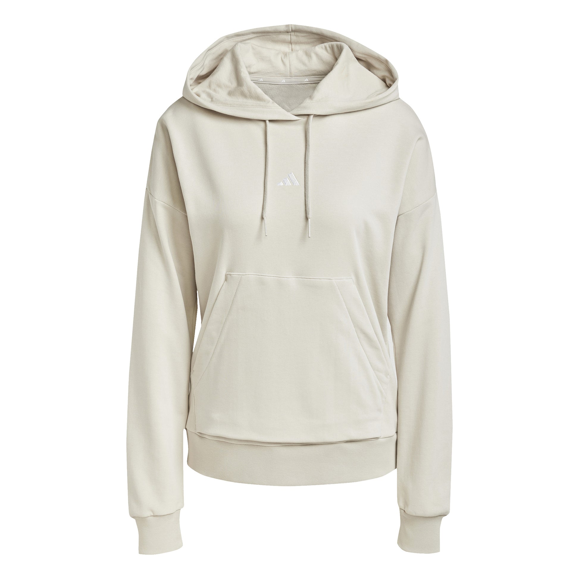 adidas Essentials Small Logo Sudadera con capucha Mujeres - gris,