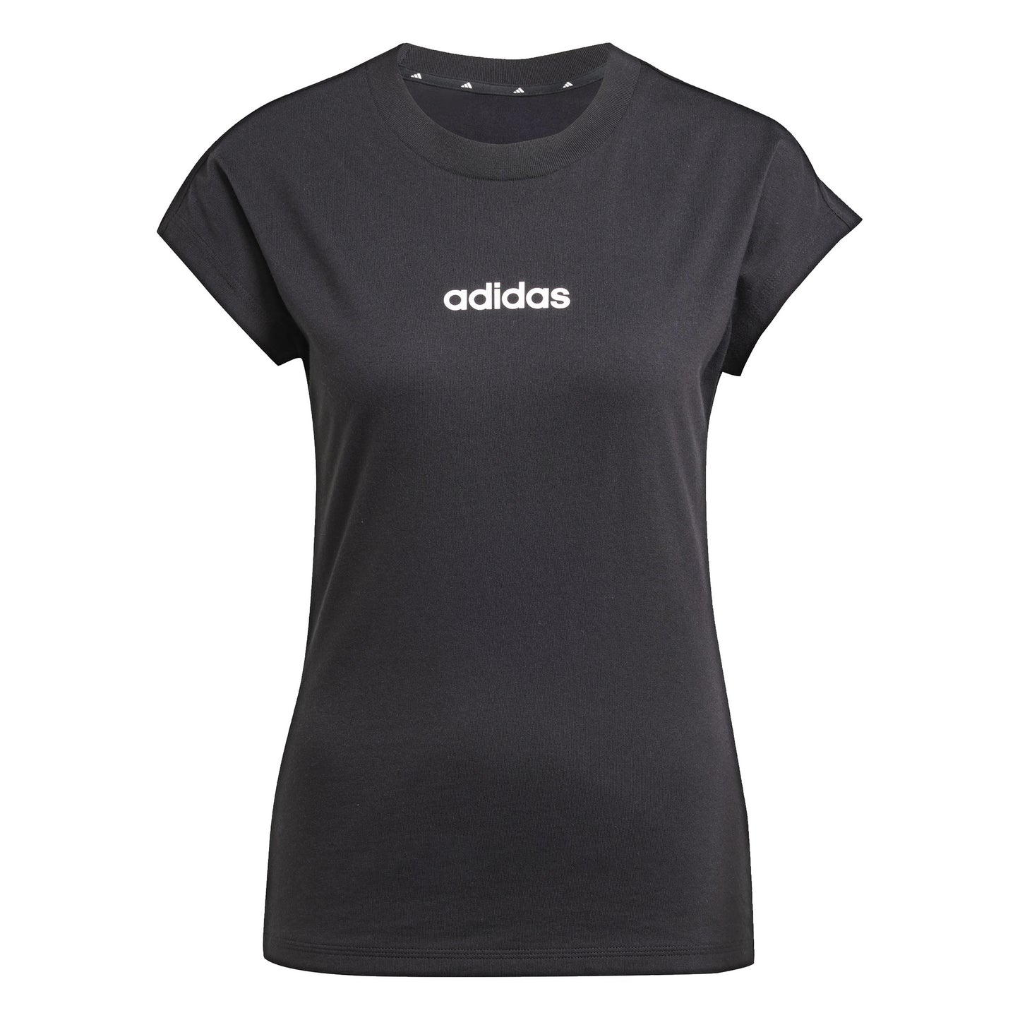 adidas Essentials Linear Camiseta De Manga Corta Mujeres-Negro