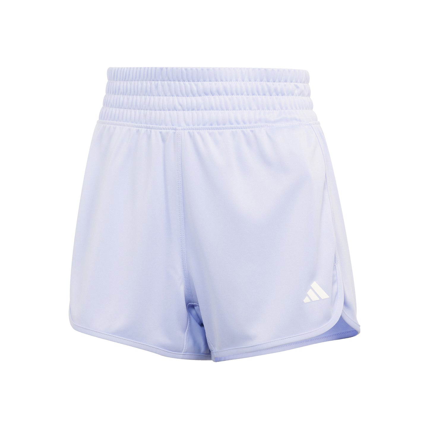adidas Pacer Knit High 3in Shorts Mujeres-Morado