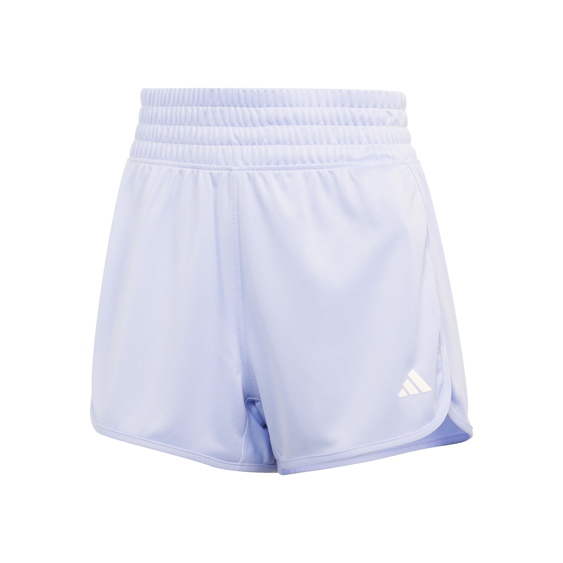 adidas Pacer Knit High 3in Shorts Mujeres-Morado