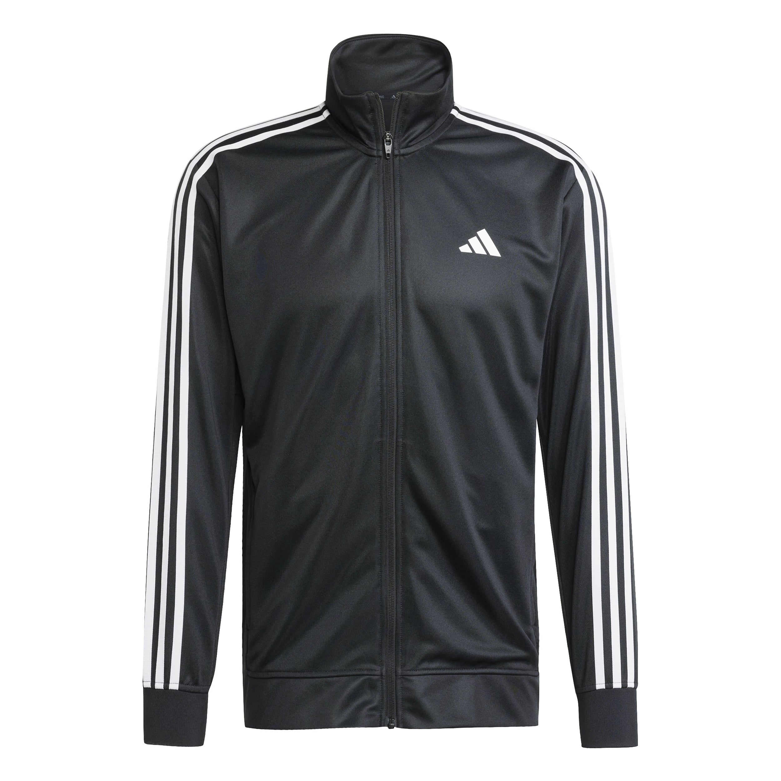 adidas Taining Essentials 3 Stripes Chaqueta De Entrenamiento Hombres-Negro