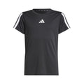 Training Essentials 3 Stripes Camiseta de manga corta Niños - negro, blanco