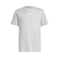 Training Essentials Logo Regular Fit Camiseta de manga corta Niños - gris,