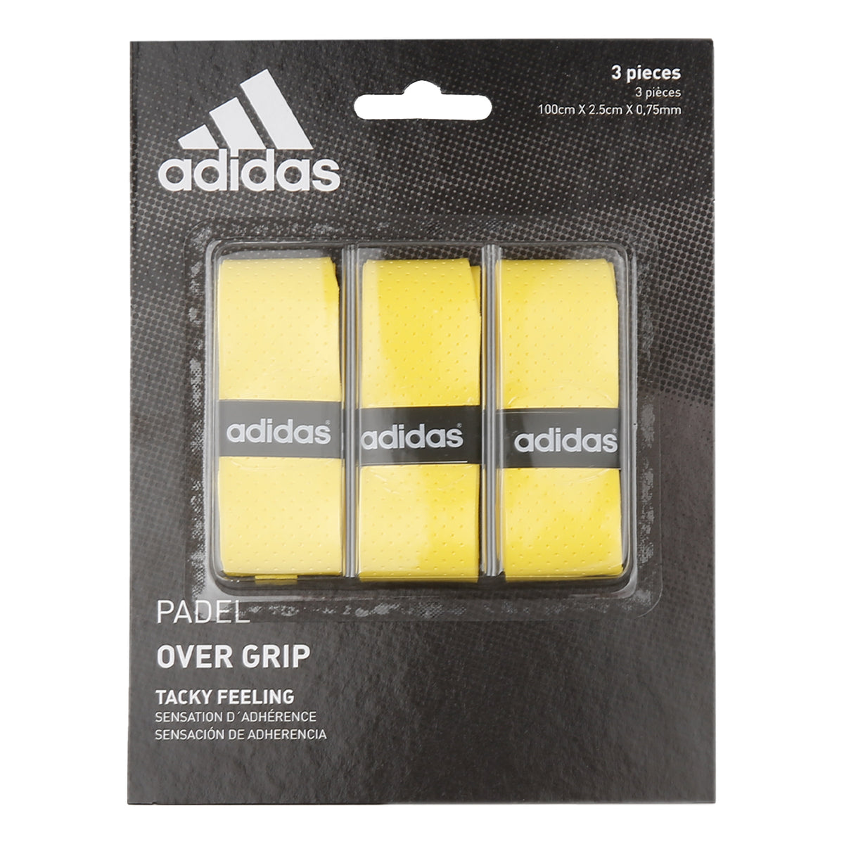 adidas Padel Overgrip Pack de 3 - amarillo