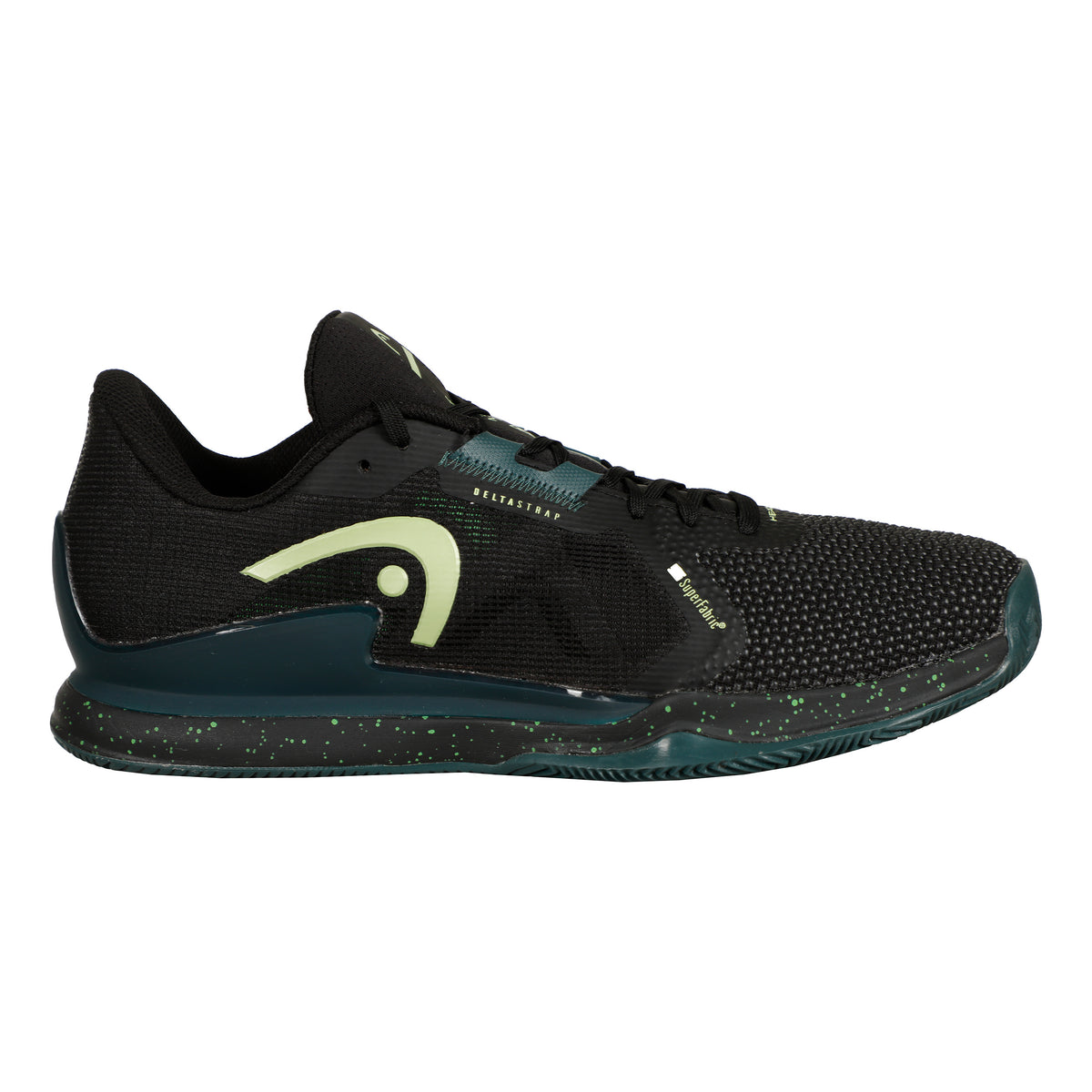 HEAD Sprint Pro 3.5 SF Zapatilla tierra batida Hombres - negro, verde oscuro