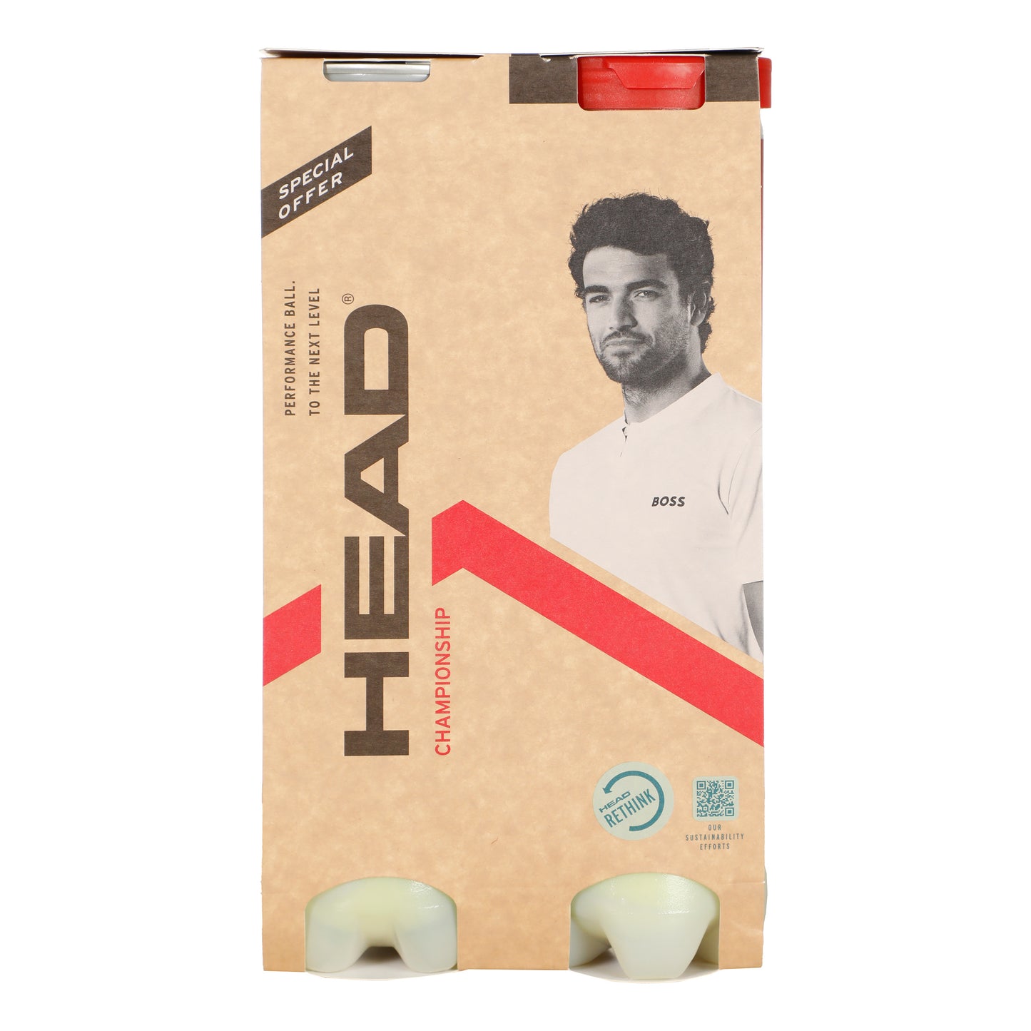 HEAD Championship Bi Pack 2 botes de 4 pelotas